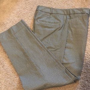 Worthington ankle pants with pattern